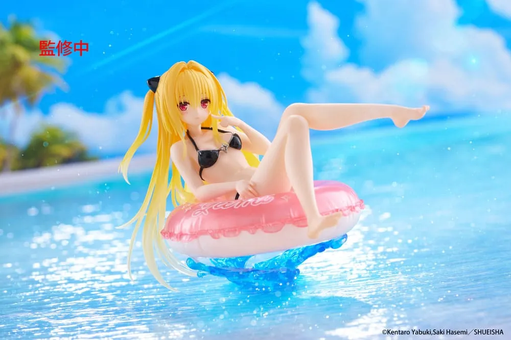 To Love-Ru Darkness Aqua Float Girls PVC Statue Golden Darkness 10 cm